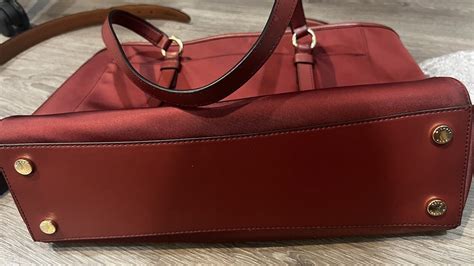 cranberry michael kors bag|Michael Kors Cranberry Large Shoulder Bag Tote 02953 .